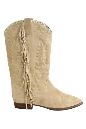 Bottes Shiloh Beige en Daim, taille 41 - Seconde Main