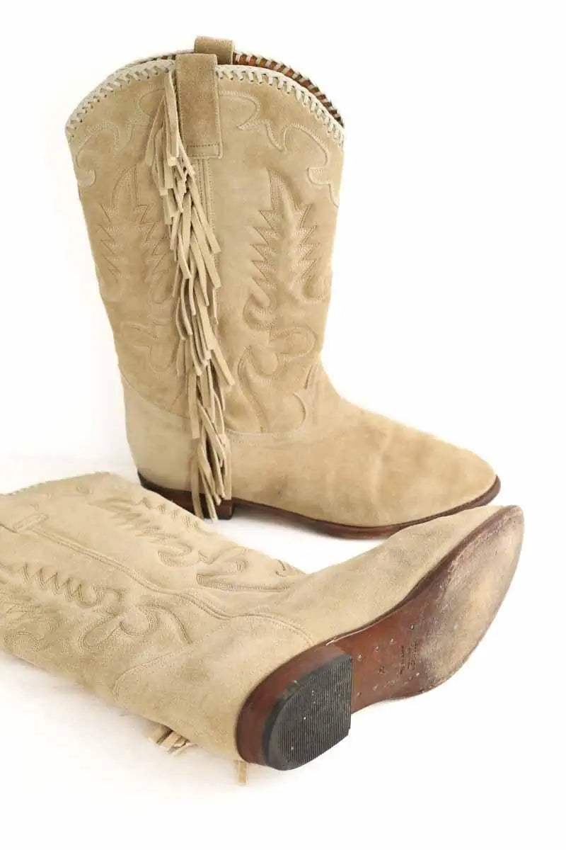 Bottes Shiloh Beige en Daim
