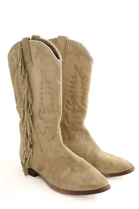 Bottes Shiloh Beige en Daim