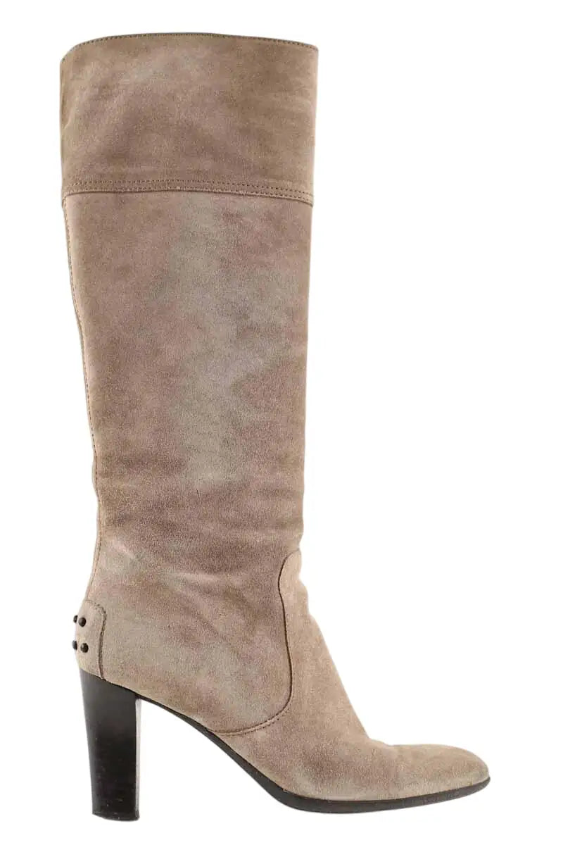 Bottes Tod's Marron en Daim, taille 39 - Seconde Main