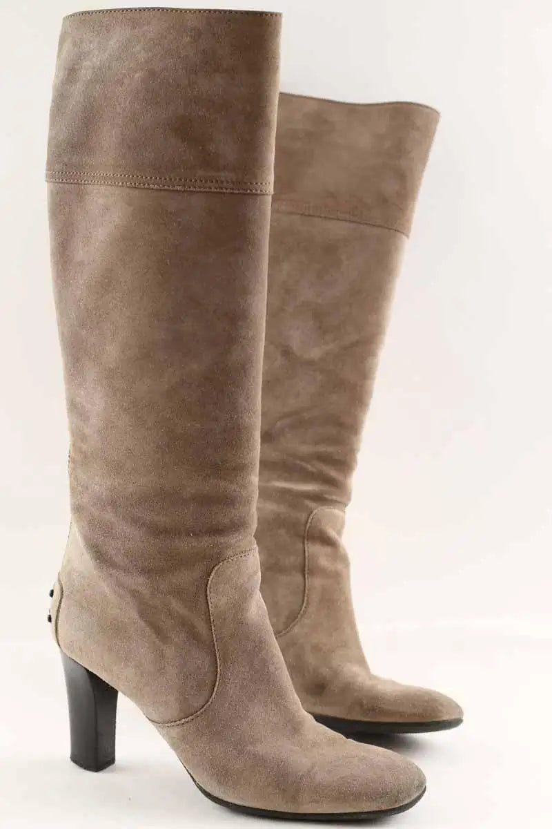 Bottes Tod's Marron en Daim