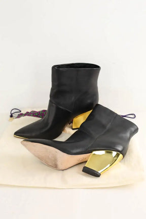 Bottes Tory Burch Noir en Cuir