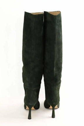 Bottes Venise Collection Vert en Daim