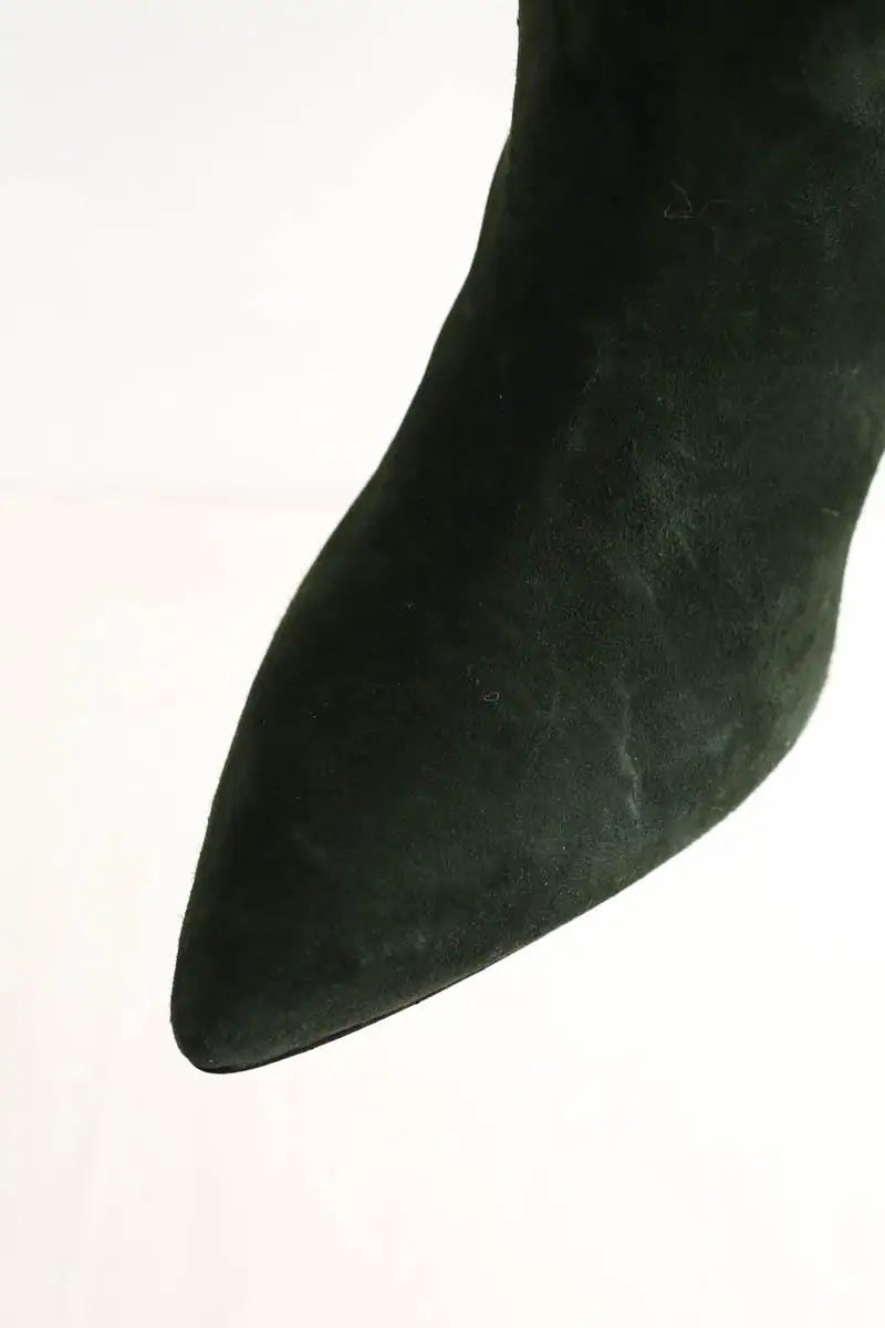 Bottes Venise Collection Vert en Daim