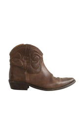 Bottes western Sandro Marron en Cuir, taille 38 - Seconde Main