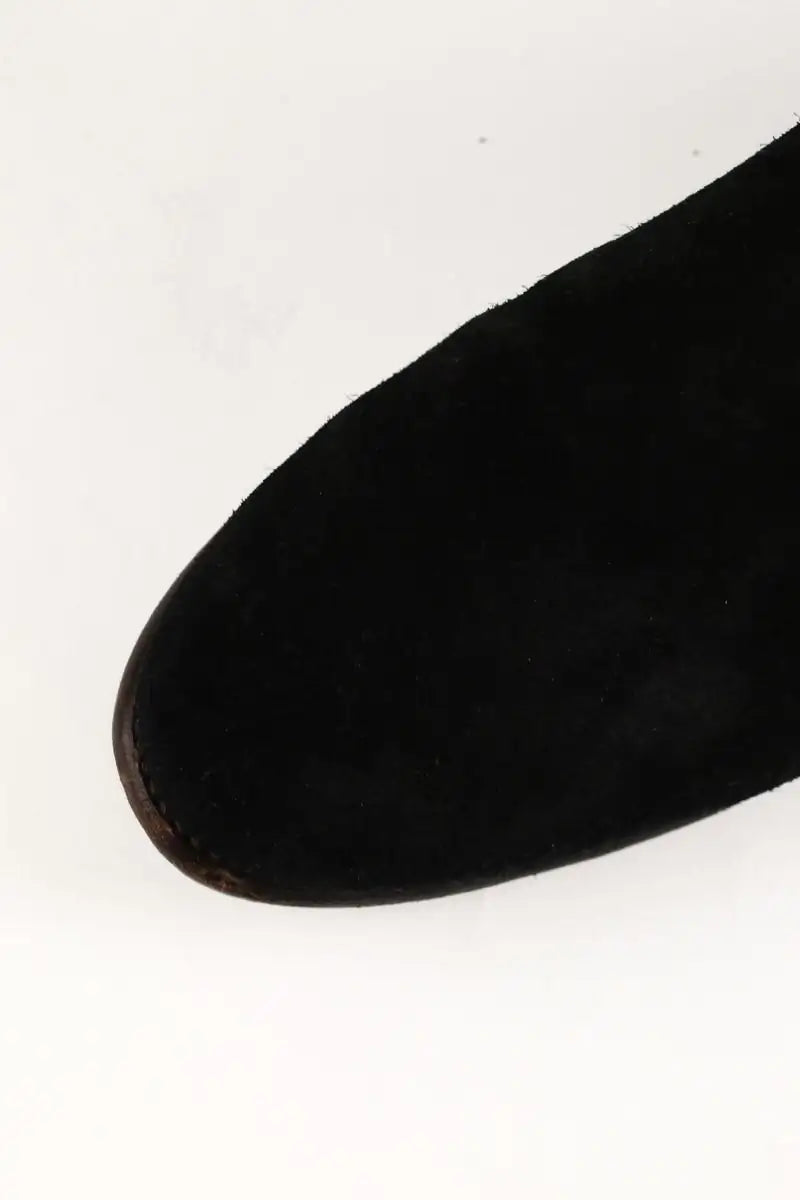 Bottes western Shiloh Noir en Daim