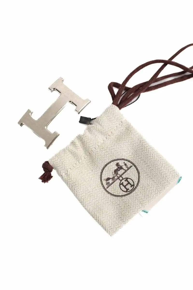 Boucle de ceinture Hermès Argent en Métal