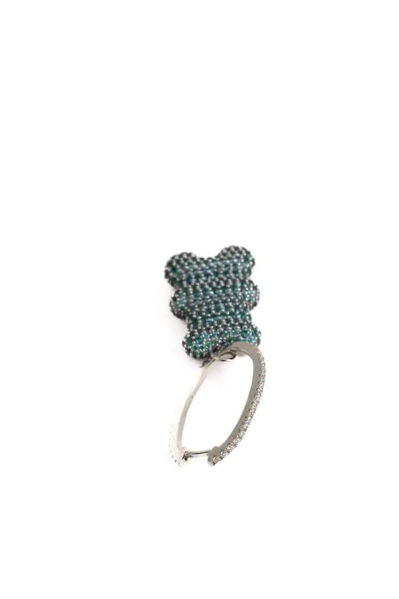 Boucles d'oreilles APM Monaco Bleu en Argent