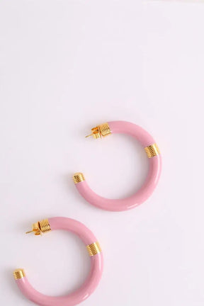 Boucles d'oreilles Aurélie Bidermann boucles d'oreilles octobre rose d'Aurélie Bidermann Rose en Céramique
