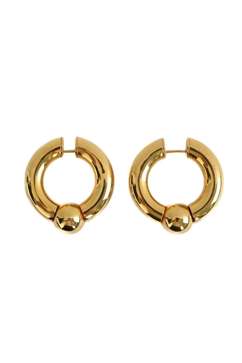 Boucles d'oreilles Balenciaga Doré en Métal - Seconde Main