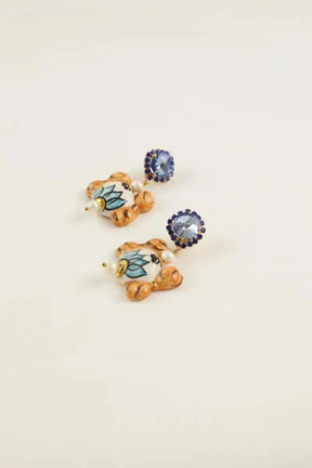 Boucles d'oreilles Cashfana Cangrejito Multicolore en Céramique