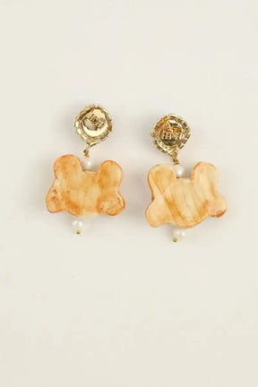 Boucles d'oreilles Cashfana Cangrejito Multicolore en Céramique