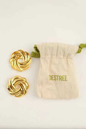 Boucles d'oreilles Destree Doré en Métal