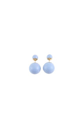 Boucles d'oreilles Dior Tribal matte bleu Bleu en Métal - Seconde Main