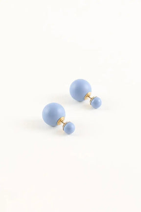 Boucles d'oreilles Dior Tribal matte bleu Bleu en Métal