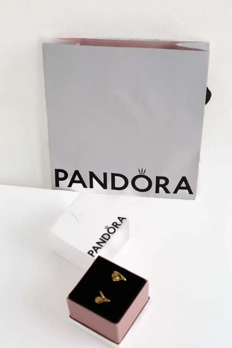 Boucles d'oreilles Pandora Doré en Métal