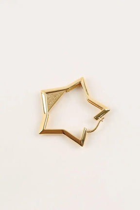 Boucles d'oreilles Prada Doré en Métal