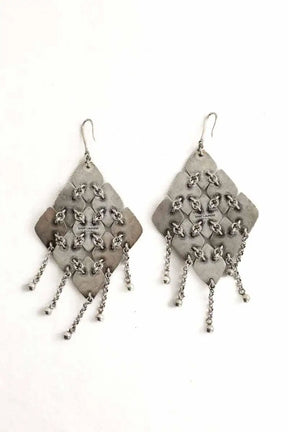 Boucles d'oreilles Saint Laurent Argent en Métal