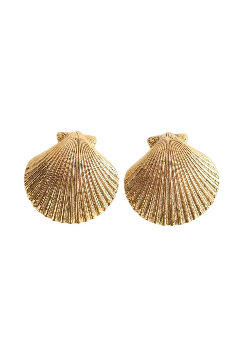 Boucles d'oreilles Saint Laurent Doré en Métal - Seconde Main