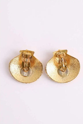 Boucles d'oreilles Saint Laurent Doré en Métal