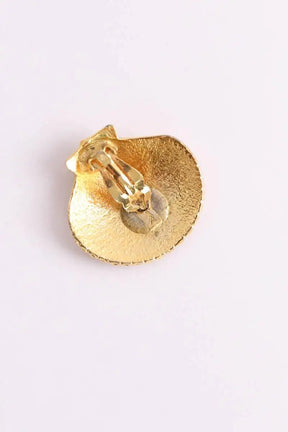 Boucles d'oreilles Saint Laurent Doré en Métal