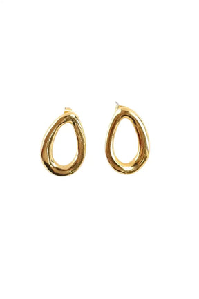 Boucles d'oreilles Sézane Doré en Métal - Seconde Main