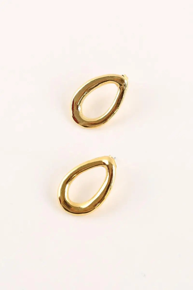 Boucles d'oreilles Sézane Doré en Métal