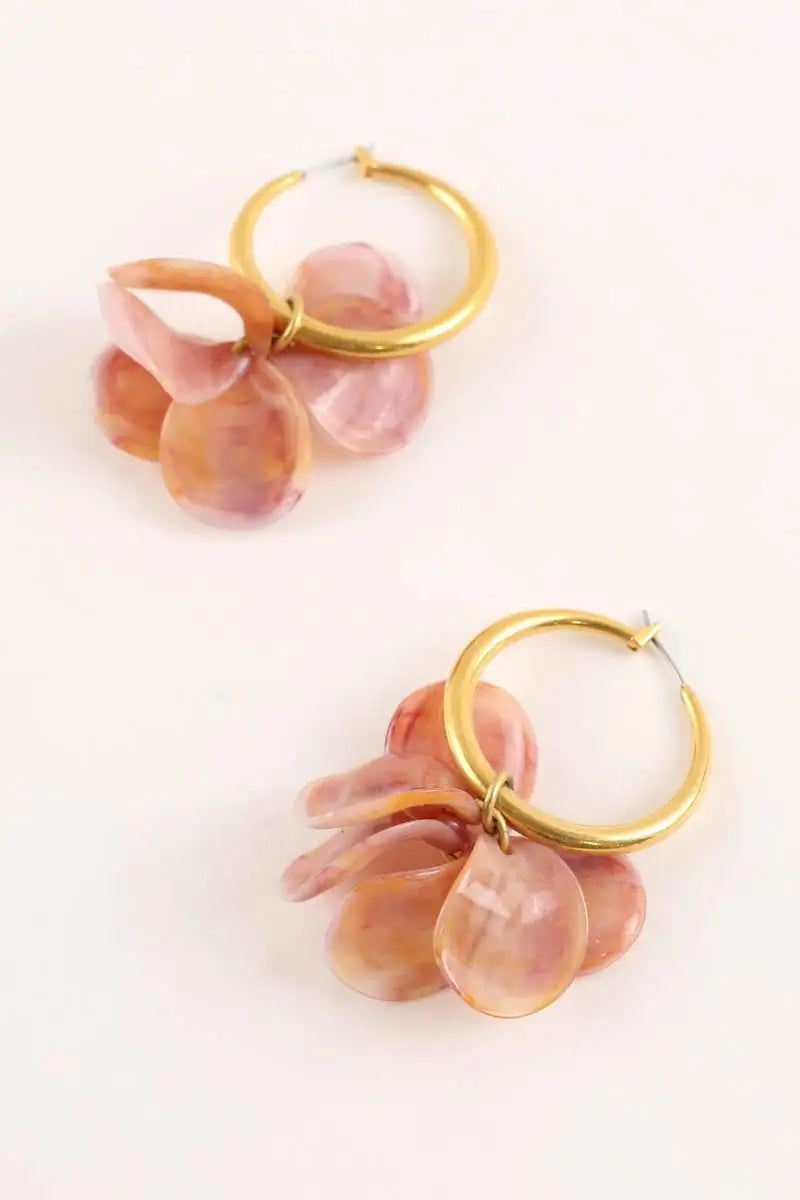 Boucles d'oreilles Sézane Doré en Métal