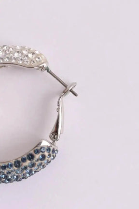 Boucles d'oreilles Swarovski Bleu en Cristal