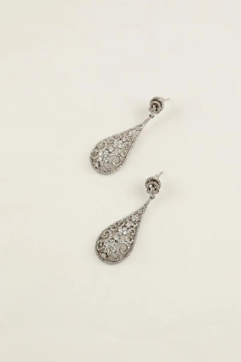 Boucles d'oreilles Vintage Argent en Argent