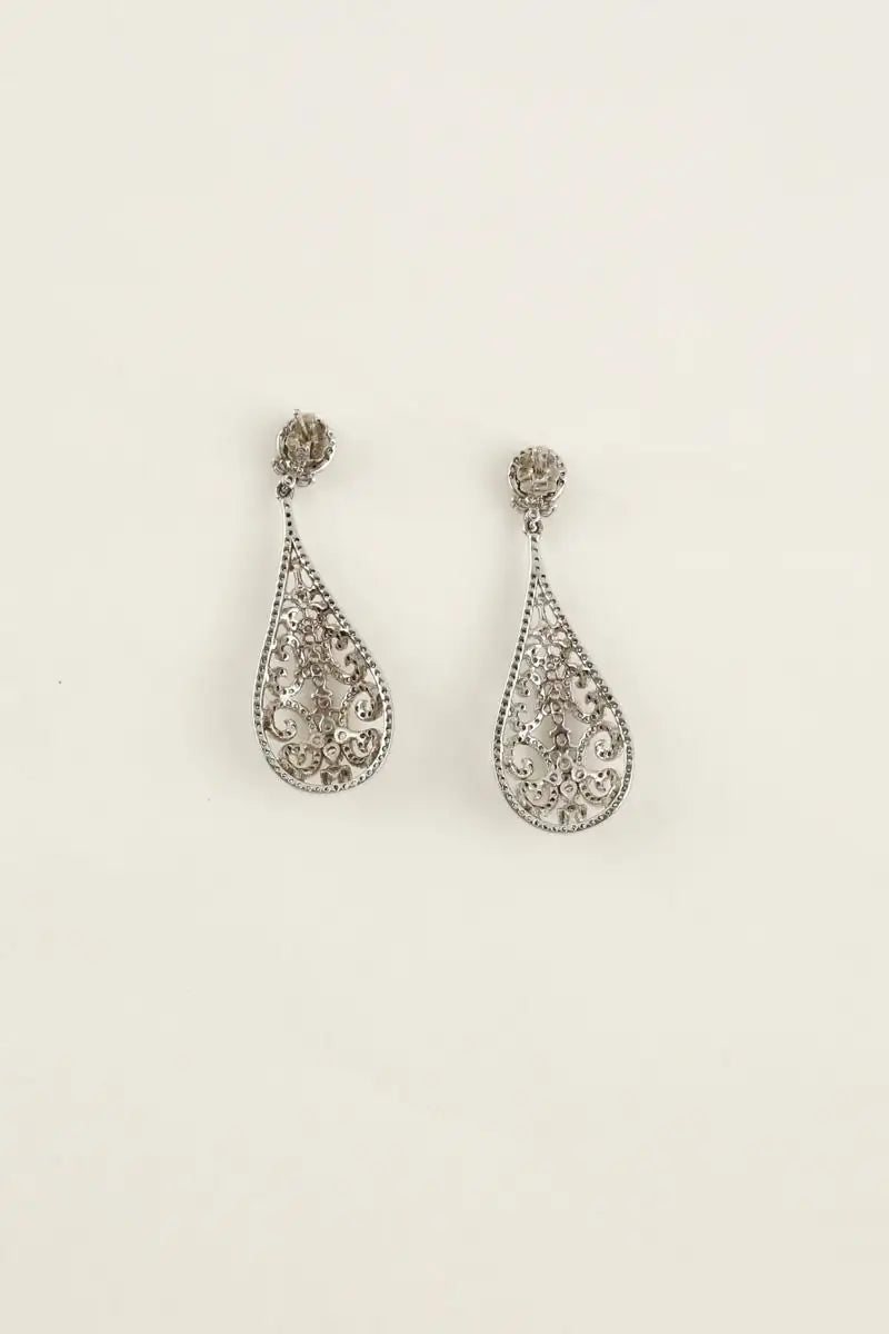Boucles d'oreilles Vintage Argent en Argent