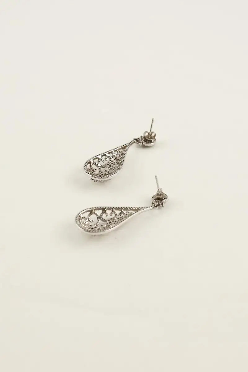 Boucles d'oreilles Vintage Argent en Argent