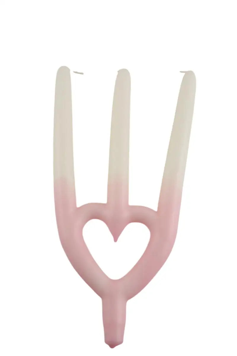 Bougie Les Bougies de Frédérique Cœur Rose en  - Seconde Main