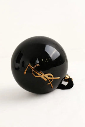 Boule de noël Saint Laurent Cassandre Noir en 