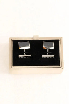 Bouton de manchette Burberry Marine en Argent