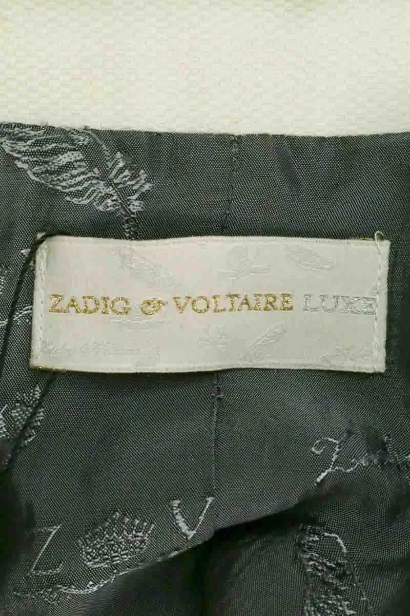 Blazer Zadig & Voltaire Blanc en Laine