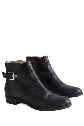 Boots à boucles Gianvito Rossi Noir en Cuir
