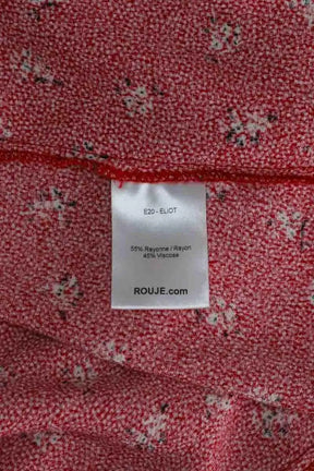 Jupe Rouje Rouge en Synthétique