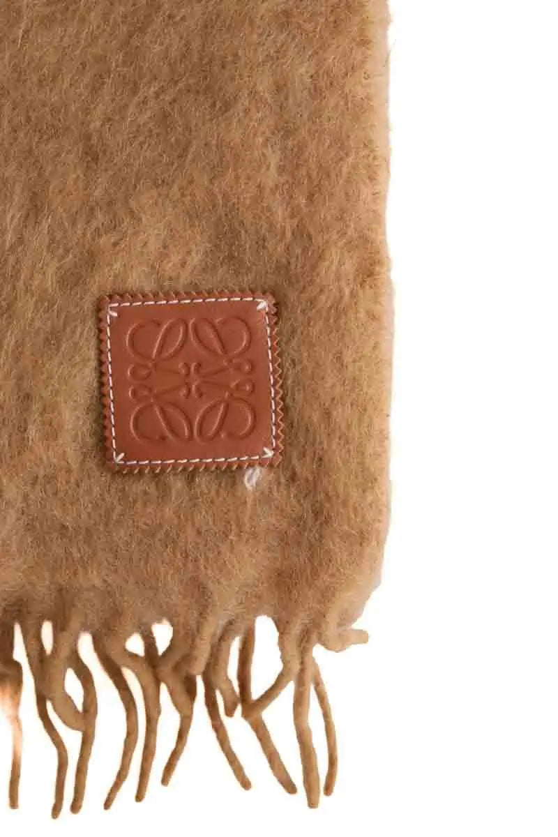 Écharpe Loewe Camel en Laine