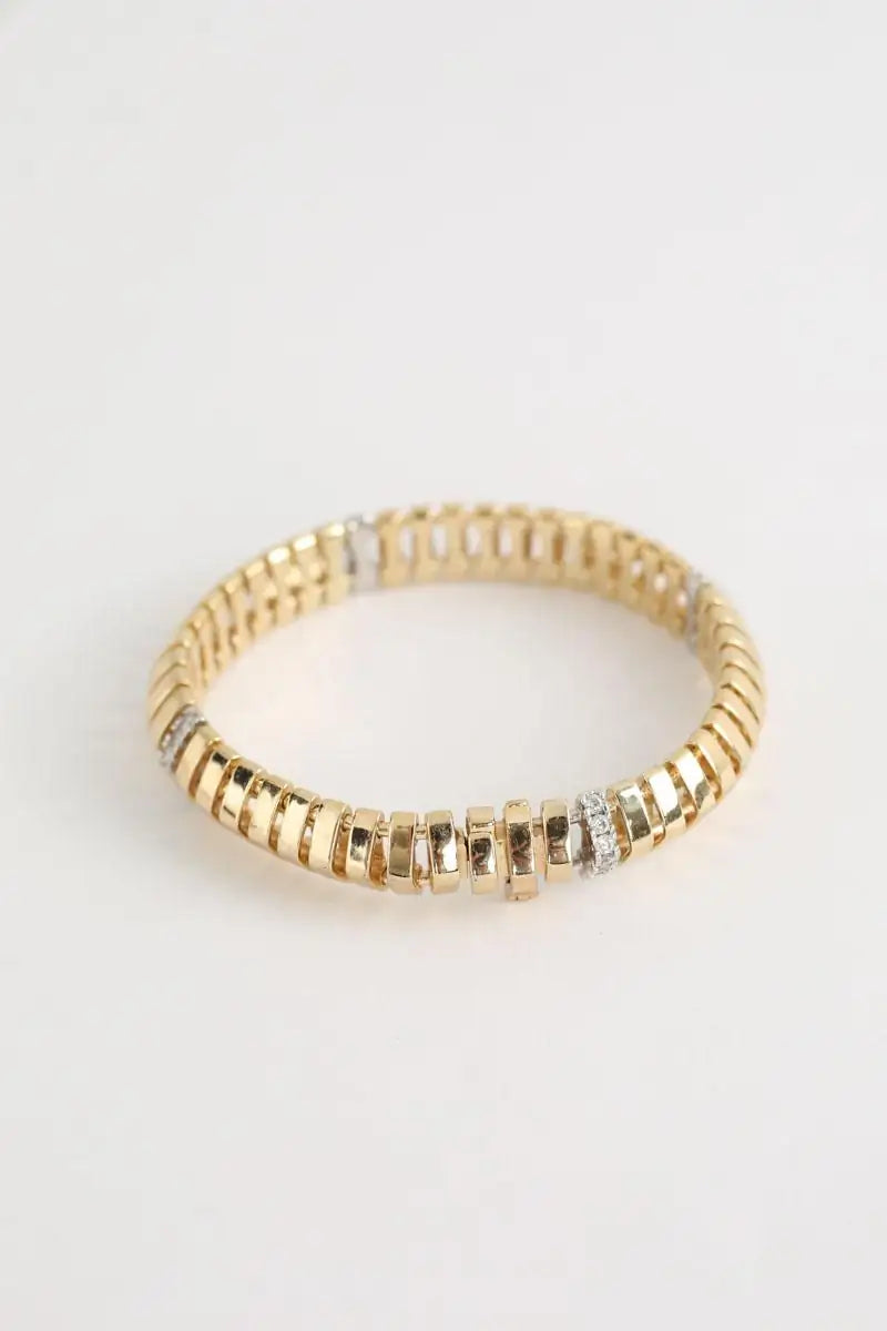 Bracelet APM Monaco Rayon de soleil Doré en Plaqué or