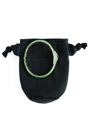 Bracelet APM Monaco Vert en Argent