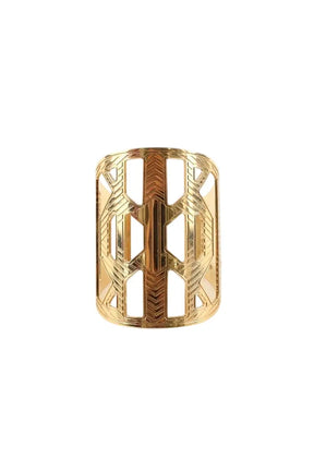 Bracelet Elie Saab Doré en Acier - Seconde Main