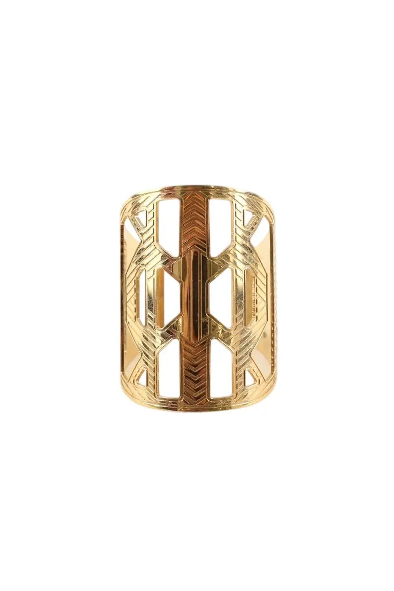Bracelet Elie Saab Doré en Acier - Seconde Main