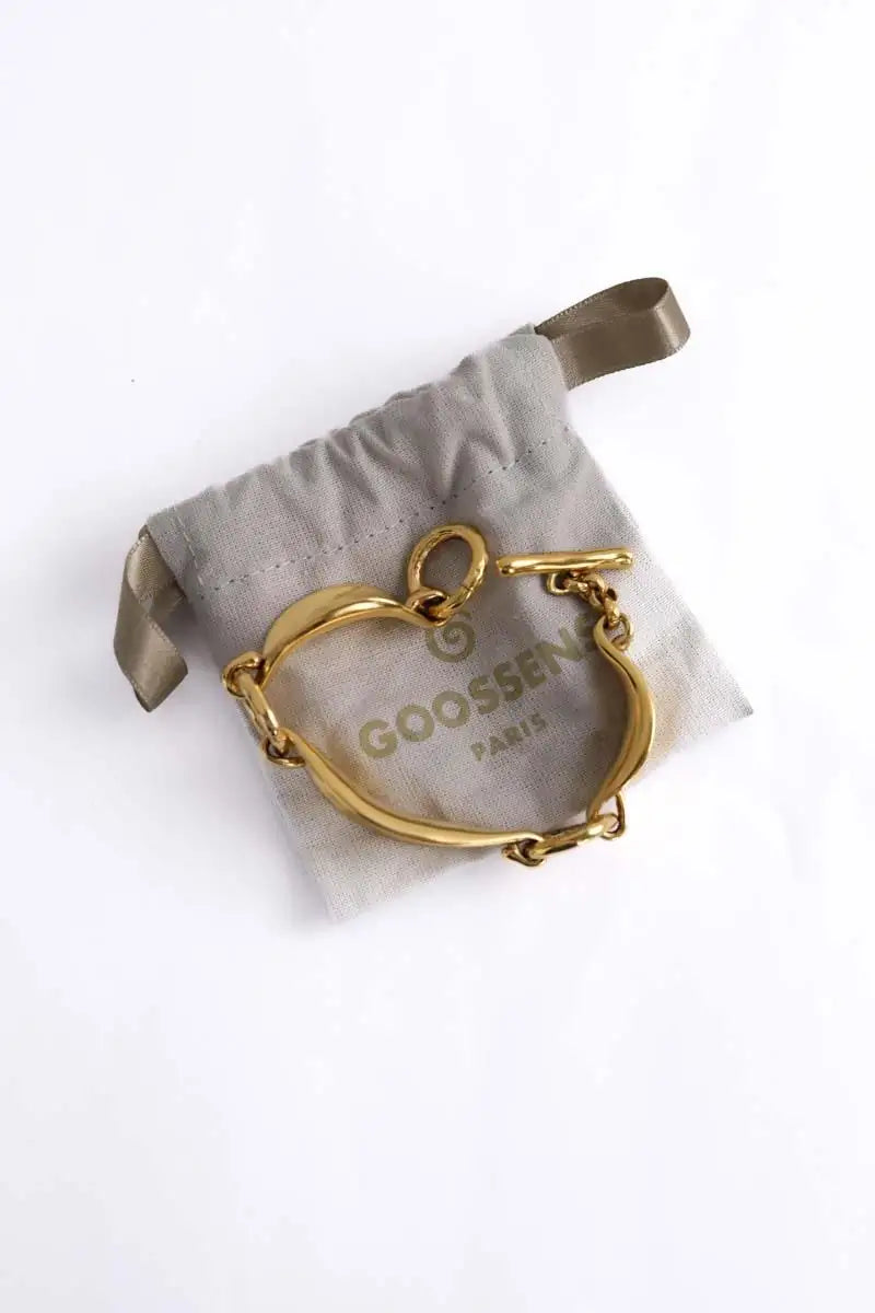 Bracelet Goossens Paris Doré en Métal