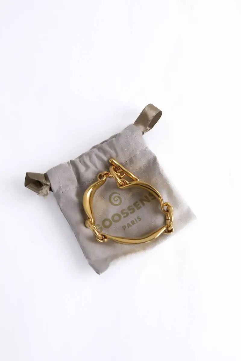 Bracelet Goossens Paris Doré en Métal