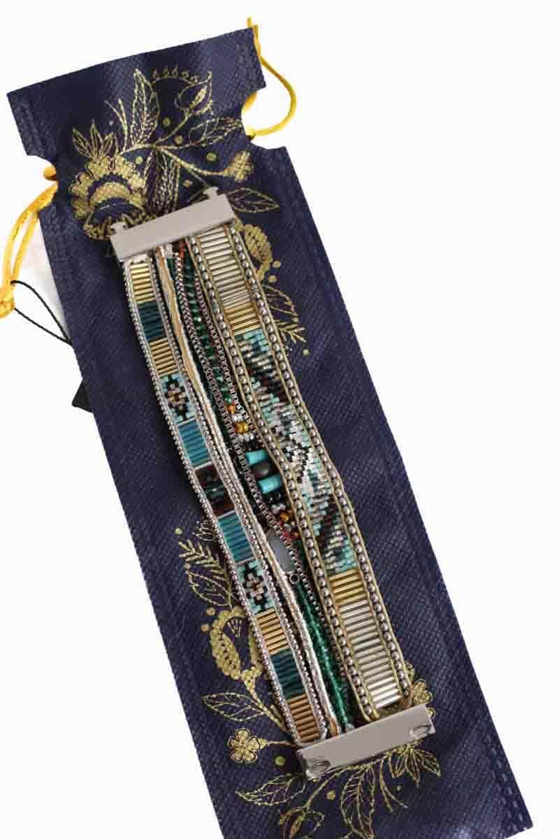 Bracelet Hipanema Bleu en Métal