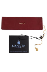 Bracelet Lanvin Bordeaux en Cuir - Seconde Main