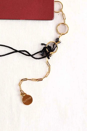 Bracelet Lanvin Bordeaux en Cuir