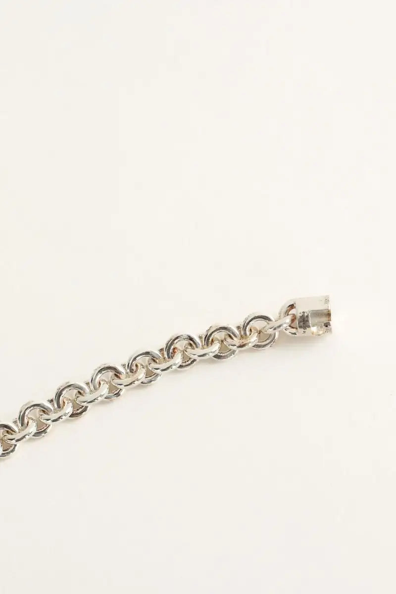 Bracelet Le Gramme bracelet cable sur chevine Argent en Acier