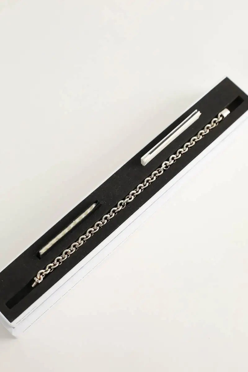 Bracelet Le Gramme bracelet cable sur chevine Argent en Acier